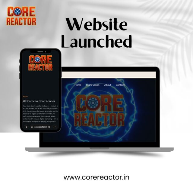 The wait is over! 🔥 Our digital core is now live — visit www.corereactor.in
 to power up your brand.
.
.
.
.
 #freelancer #fyf #algorithm #socialmedia #digitalmarketer #digitalmarketing #socialmediamarketing #CoreReactor #marketnews #algoritma #DigitalMarketingWithPower #business #seo #trendingpost #IronManMarketing #ironman #IronBranding #freelancelife #viral #instagrammarketing